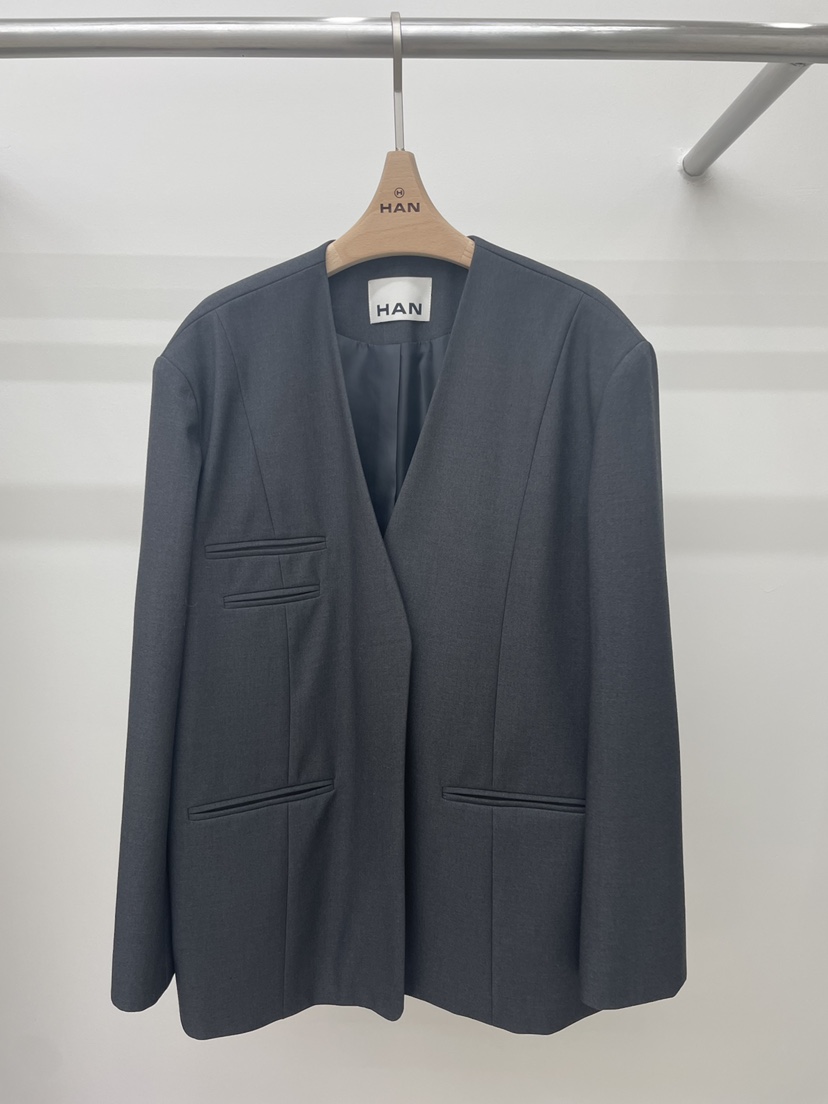 HAN韓國代購女裝新品熱賣推薦人氣時尚休閑真品西裝西服HAN西裝/西服圖色2墨色