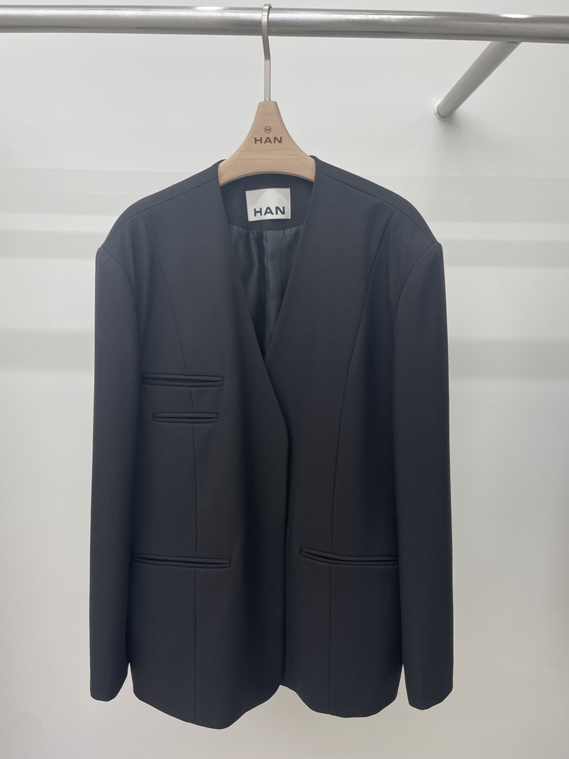 HAN韓國代購女裝新品熱賣推薦人氣時尚休閑真品西裝西服HAN西裝/西服圖色3黑色