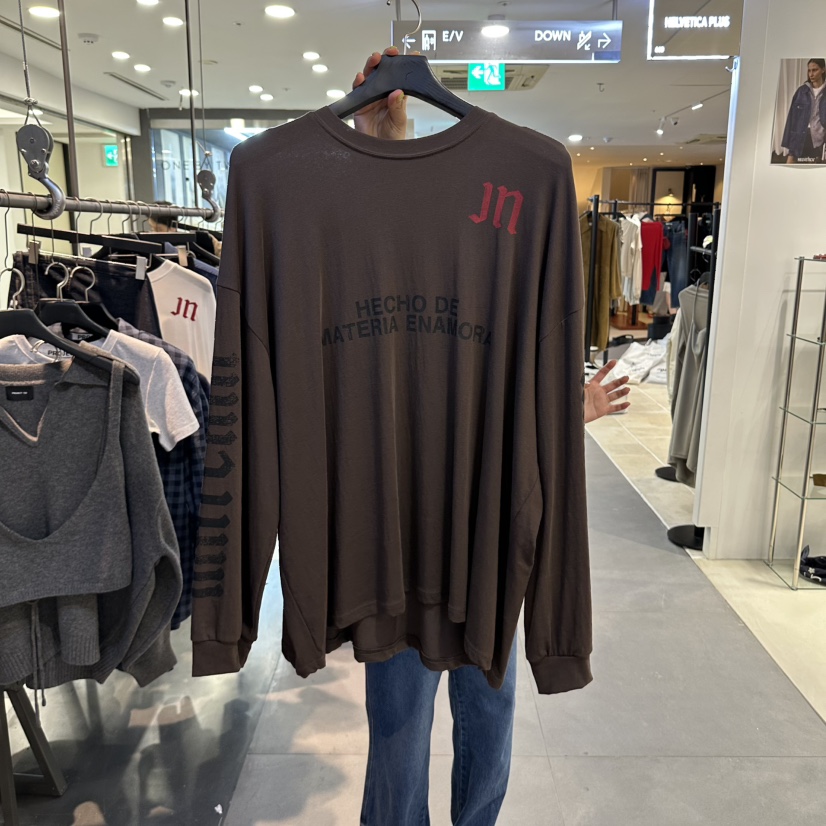 ELF-L東大門代購女士新品熱賣推薦人氣休閑時尚真品長袖T恤PROJECT ELF長袖T恤圖色3