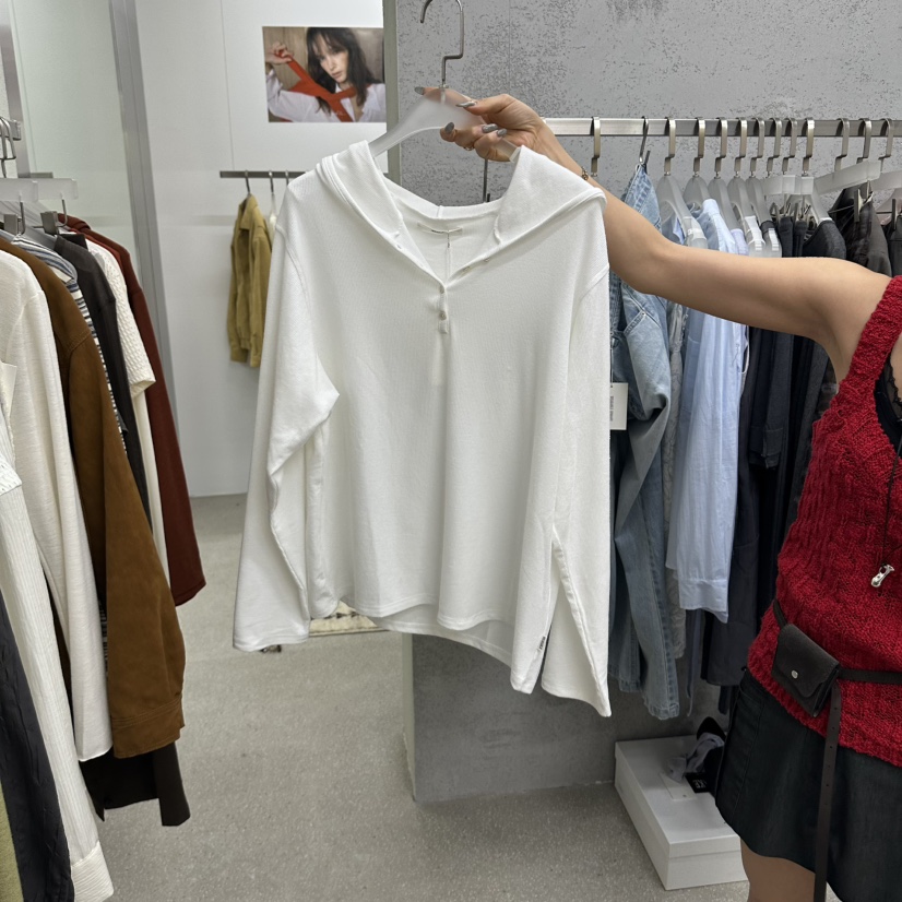 WEARABLE-L東大門代購女士新品休閑時尚熱賣衛衣連帽衫寬松WEARABLE衛衣圖色1
