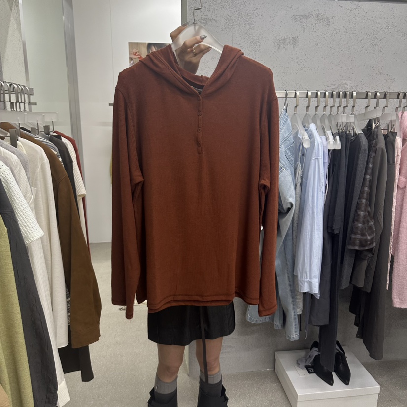WEARABLE-L東大門代購女士新品休閑時尚熱賣衛衣連帽衫寬松WEARABLE衛衣圖色2