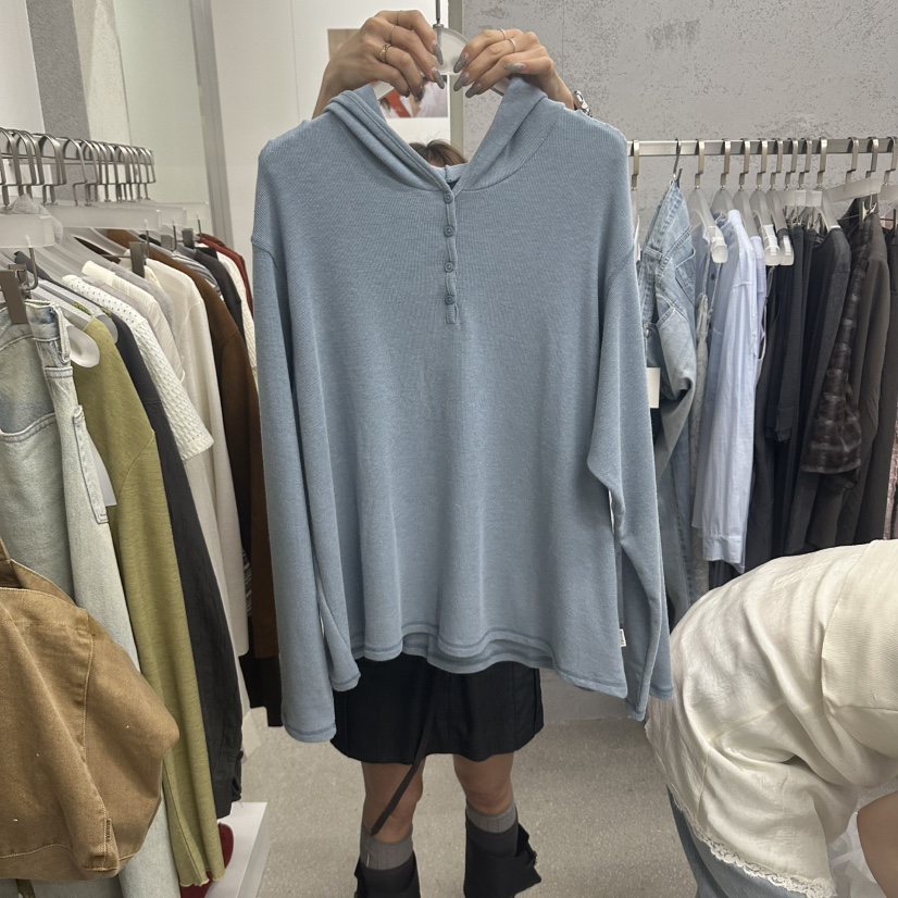 WEARABLE-L東大門代購女士新品休閑時尚熱賣衛衣連帽衫寬松WEARABLE衛衣圖色4