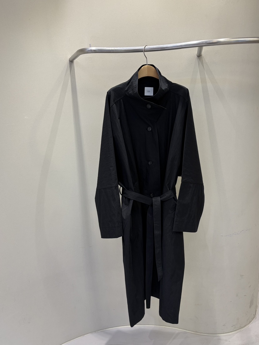 베슬東大門代購女裝新品熱賣休閑人氣真品長款風衣含腰帶VESL長款風衣圖色2