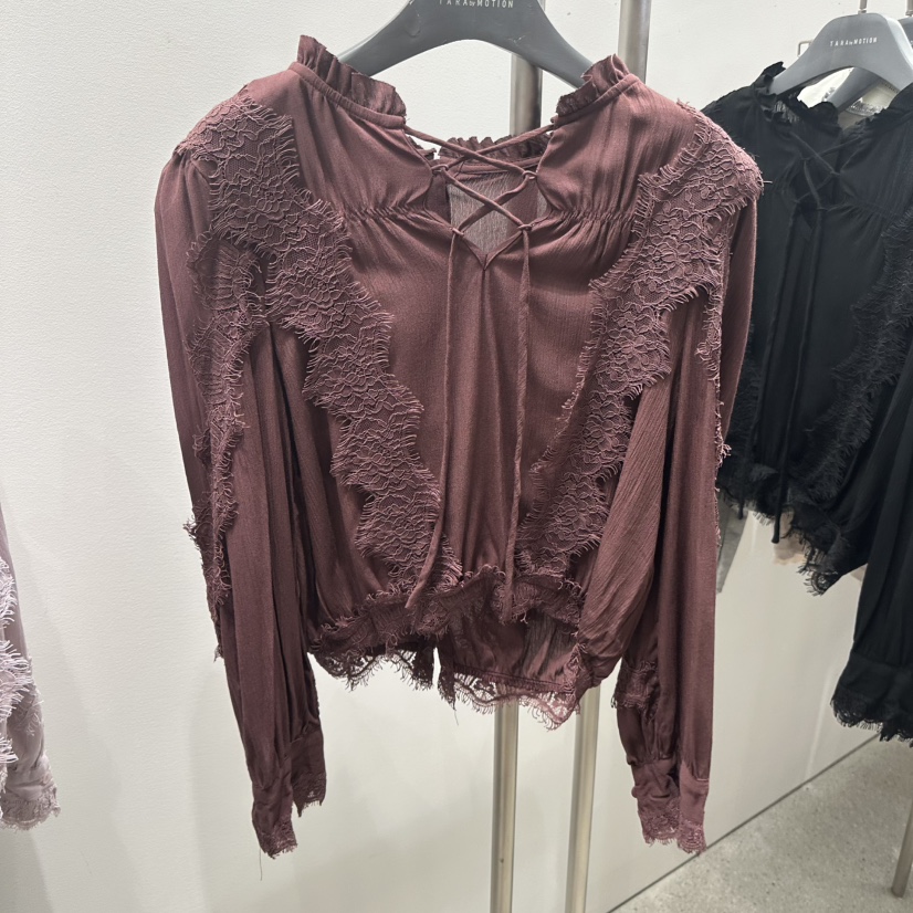 TARABY MOTION東大門代購女士新品時尚推薦真品襯衫蕾絲衫TARABY MOTION襯衫/蕾絲衫圖色3