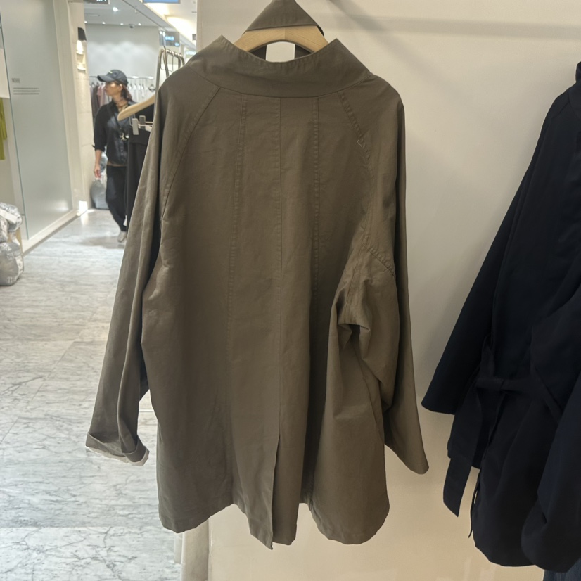 DE VENTI東大門實拍女士新品熱賣時尚休閑長款風衣含腰帶De VENTI長款風衣