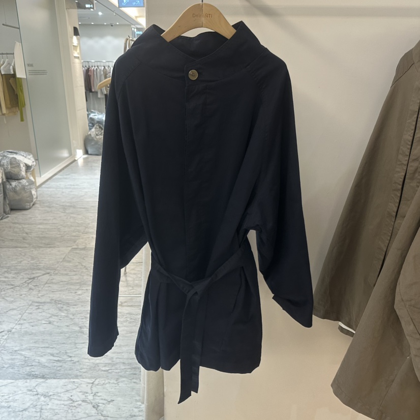 DE VENTI東大門實拍女士新品熱賣時尚休閑長款風衣含腰帶De VENTI長款風衣圖色2