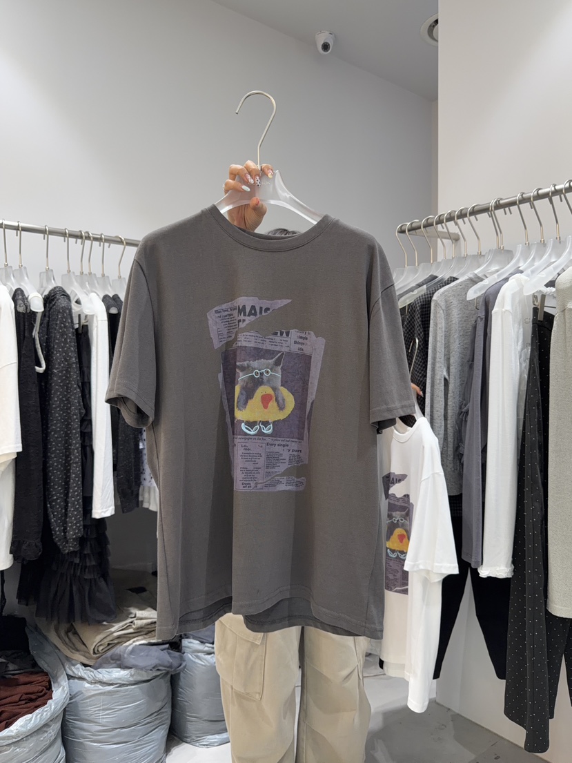 LOOKK/MIMME韓國代購女士新品真品時尚休閑熱賣推薦人氣T恤LOOKK/MIMMET恤圖色2