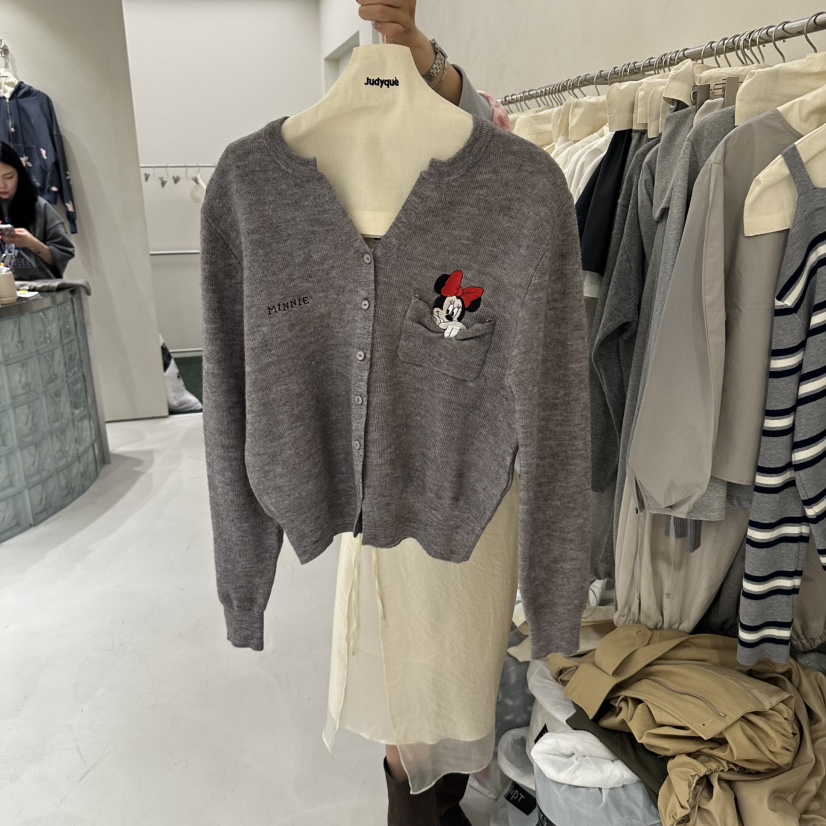 JUDYQUE東大門代購女裝新品真品推薦休閑時尚熱賣人氣開衫JUDYQUE開衫圖色3