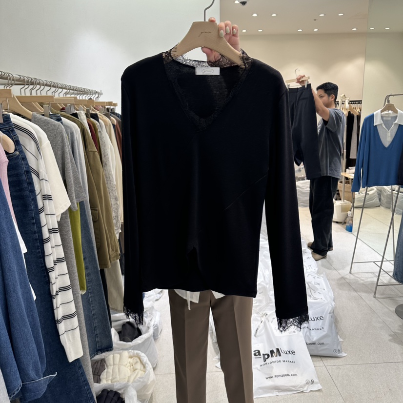 GRACIA韓國代購女士新品熱賣休閑人氣推薦真品時尚長袖T恤GRACIA長袖T恤圖色2