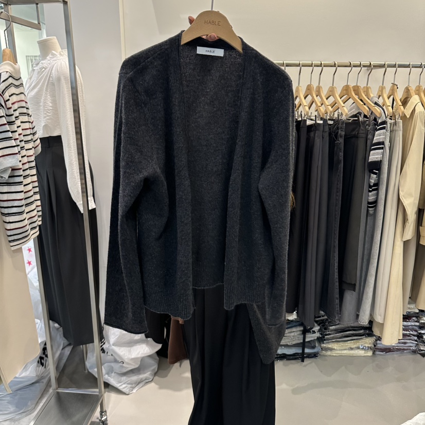 HABLE東大門實拍女士新品休閑熱賣真品人氣推薦開衫蕾絲開衫HABLE開衫圖色2