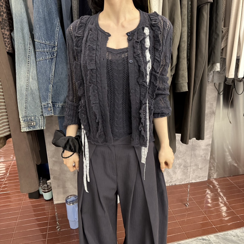 FOUNDATION韓國代購女裝新品真品休閑人氣熱賣推薦時尚開衫FOUNDATION開衫圖色2