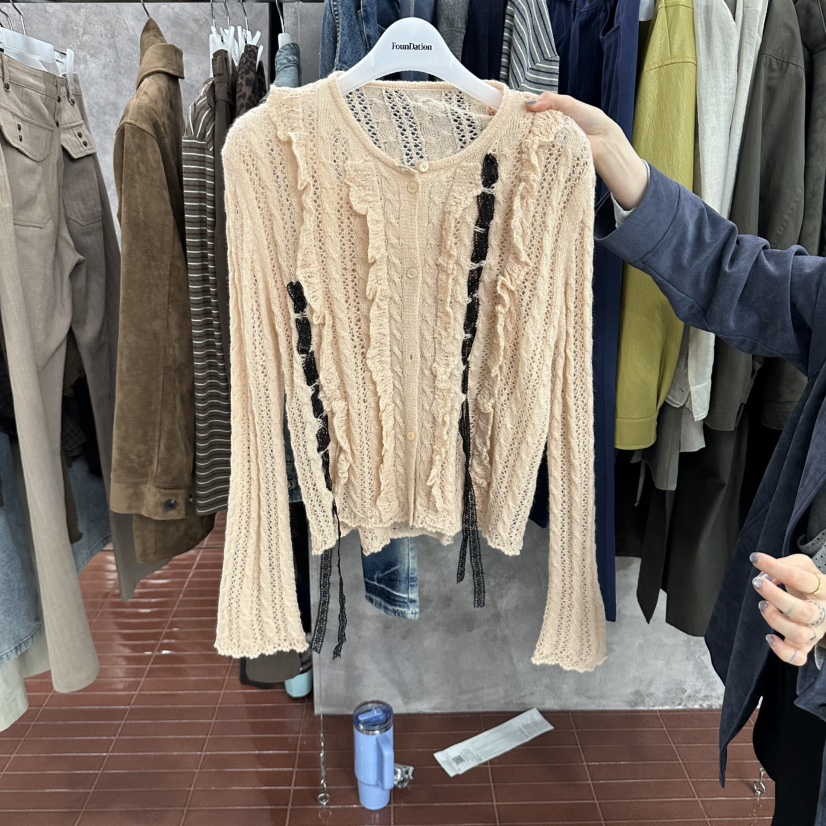 FOUNDATION韓國代購女裝新品真品休閑人氣熱賣推薦時尚開衫FOUNDATION開衫圖色3