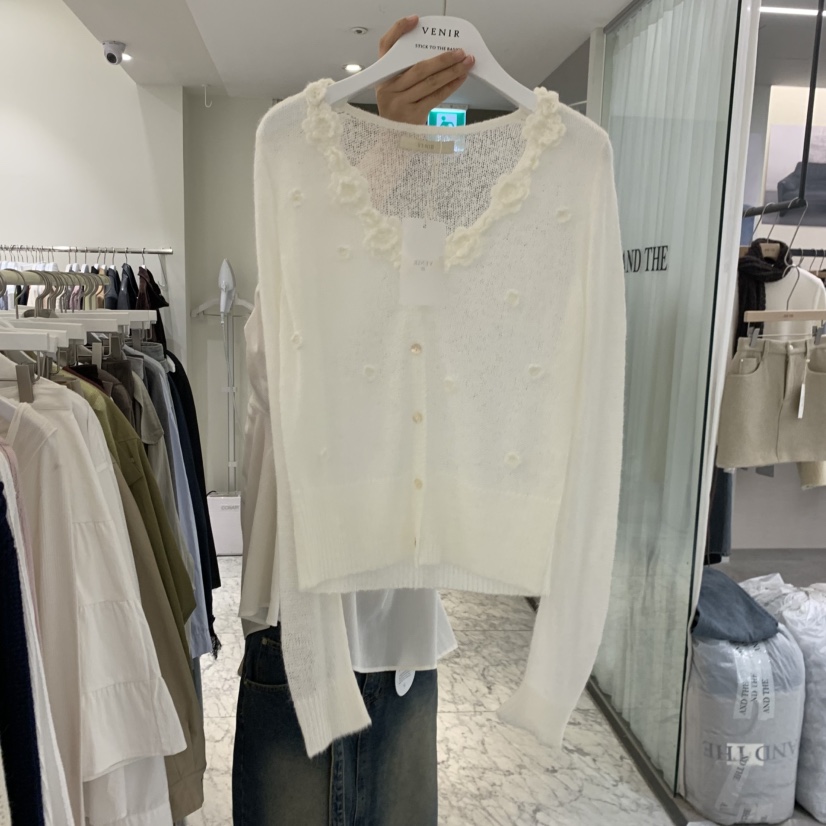 VENIR-A韓國代購女士新品熱賣時尚人氣真品休閑推薦針織衫VENIR-A針織衫圖色1