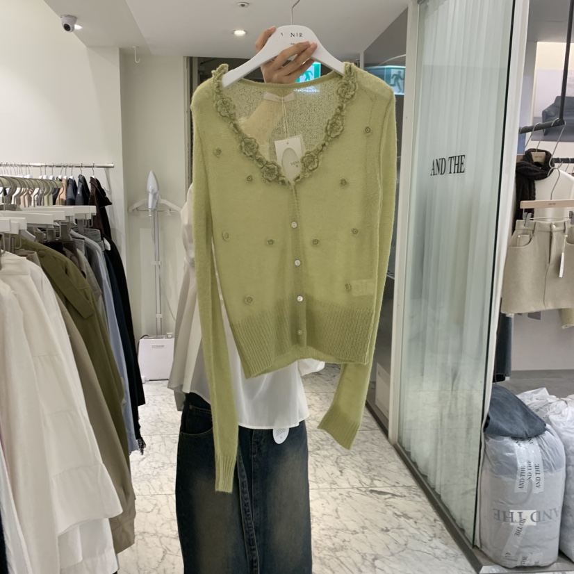VENIR-A韓國代購女士新品熱賣時尚人氣真品休閑推薦針織衫VENIR-A針織衫圖色2