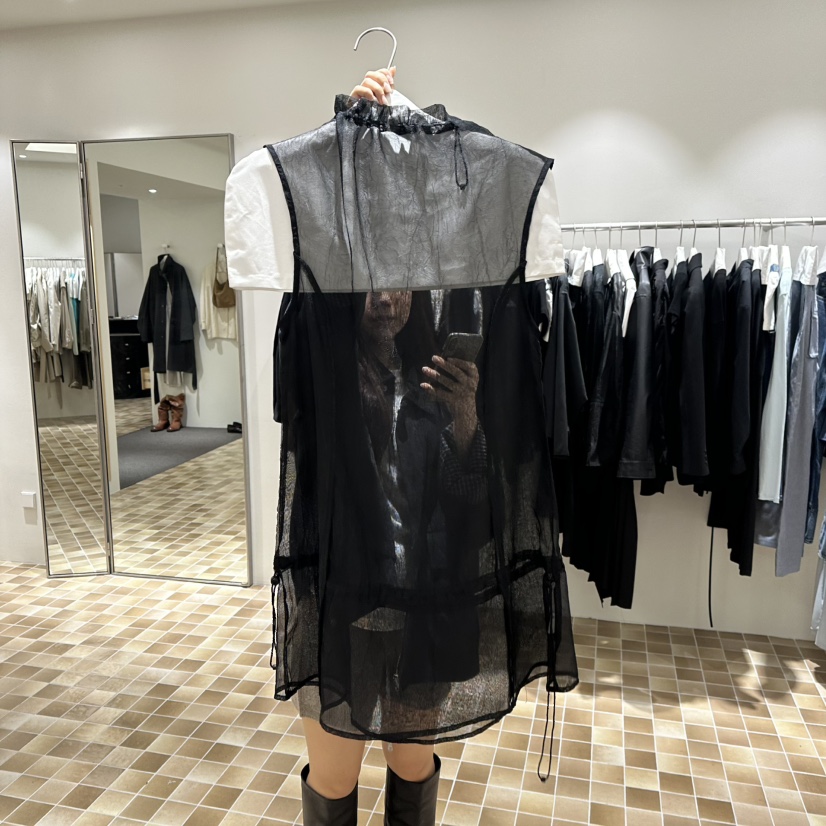 MYNAMEIS/AIME HOPE MAKE東大門實拍女裝新品推薦連衣裙OPS透視MYNAMEIS/AIME HOPE MAKE連衣裙圖色2