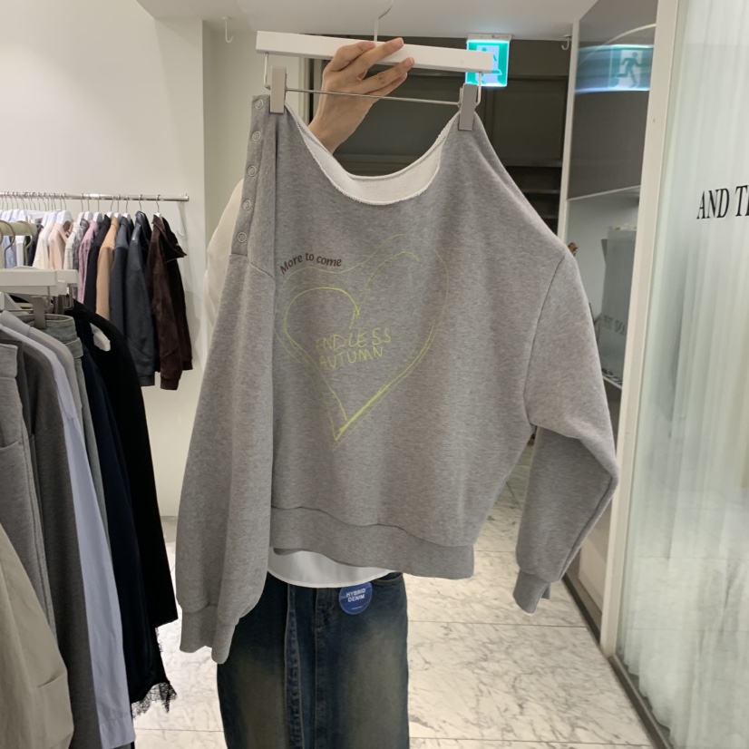 VENIR-A東大門代購女士新款推薦時尚真品休閑熱賣長袖T恤VENIR-A長袖T恤圖色2