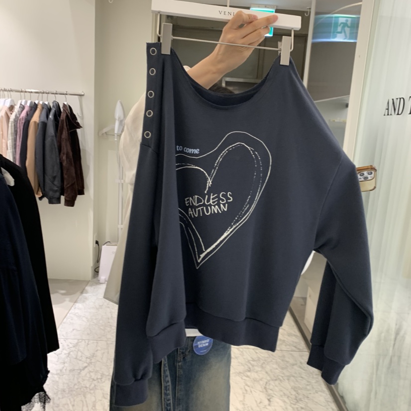 VENIR-A東大門代購女士新款推薦時尚真品休閑熱賣長袖T恤VENIR-A長袖T恤圖色3