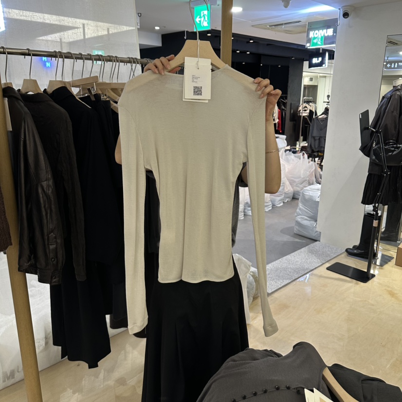 KOIVUE韓國直郵女士新品人氣真品時尚熱賣休閑推薦長袖T恤KOIVUE長袖T恤