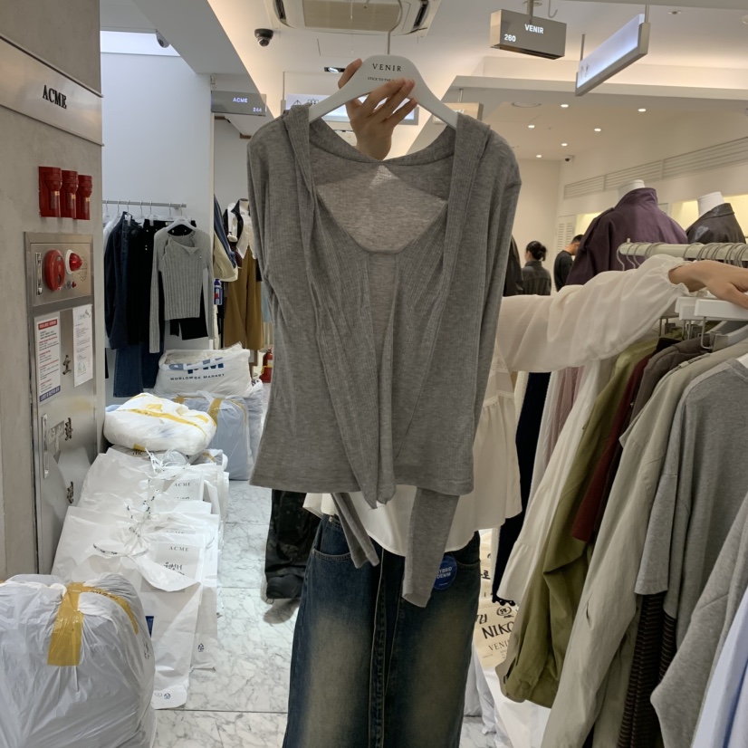 VENIR-A東大門代購女裝新品休閑推薦熱賣人氣時尚長袖T恤VENIR-A長袖T恤圖色2