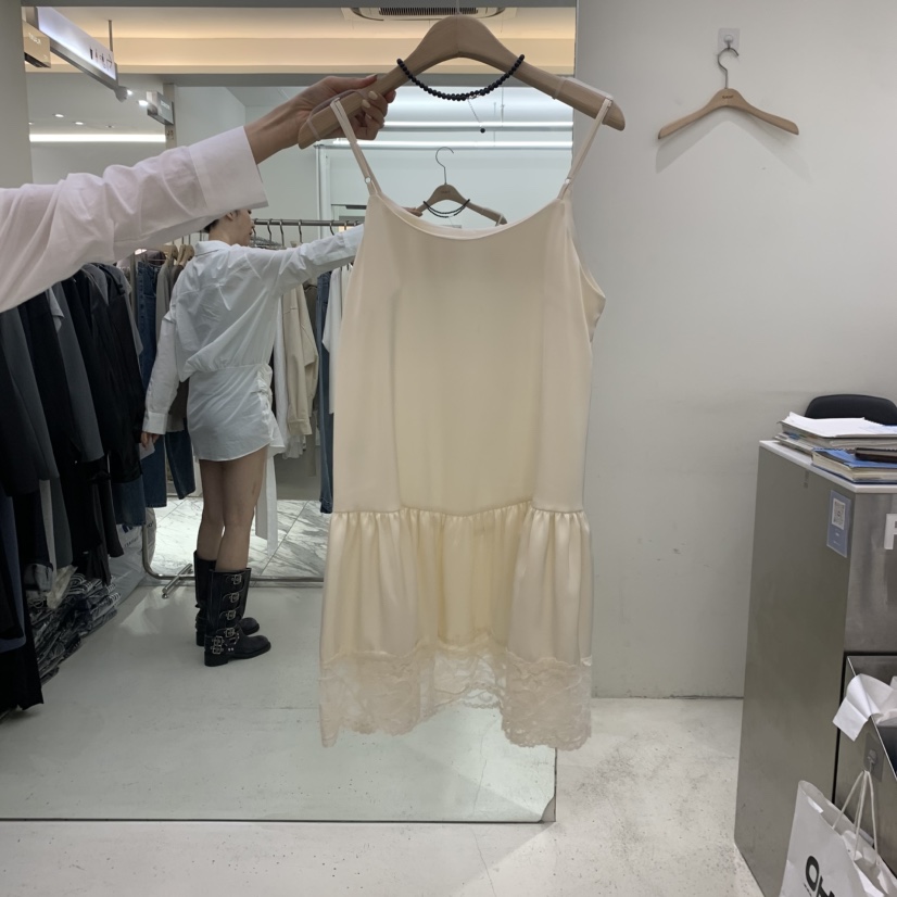 FLAUNT東大門代購女士新款真品推薦人氣休閑熱賣連衣裙緞面FLAUNT連衣裙