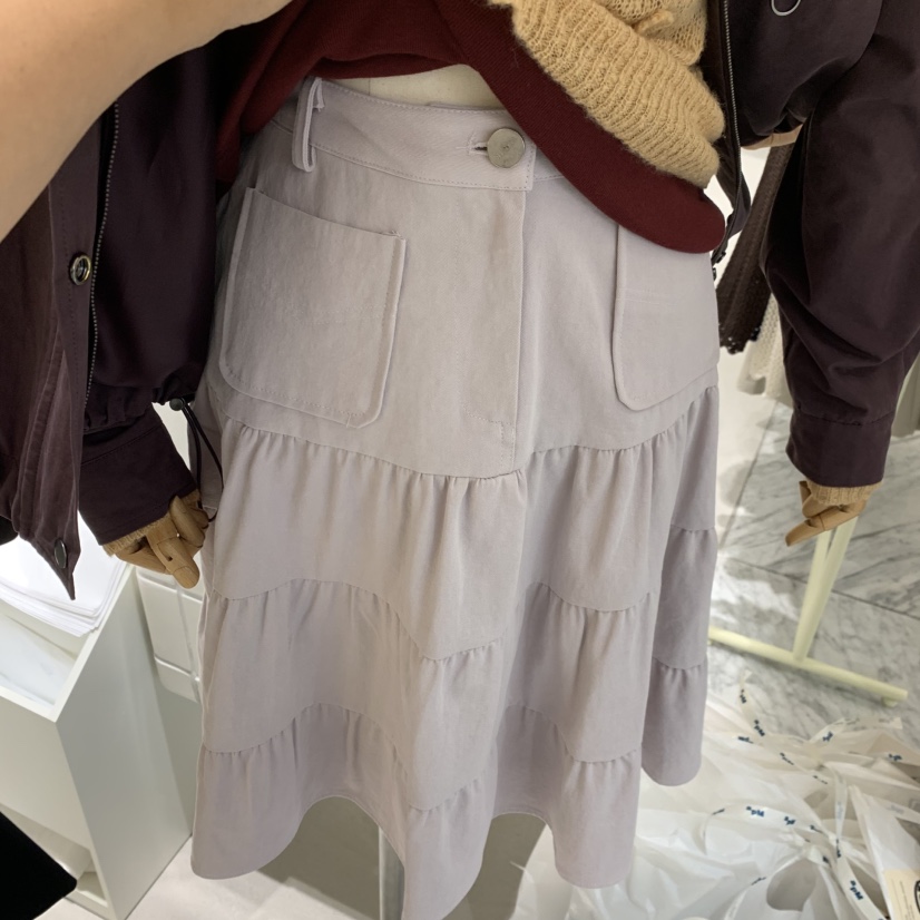 VENIR-A東大門實拍女裝新品熱賣真品休閑人氣半身裙中短裙VENIR-A半身裙/中短裙圖色2
