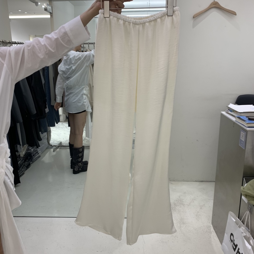 FLAUNT東大門實拍女士新品熱賣推薦人氣真品休閑休閑褲緞FLAUNT休閑褲圖色1