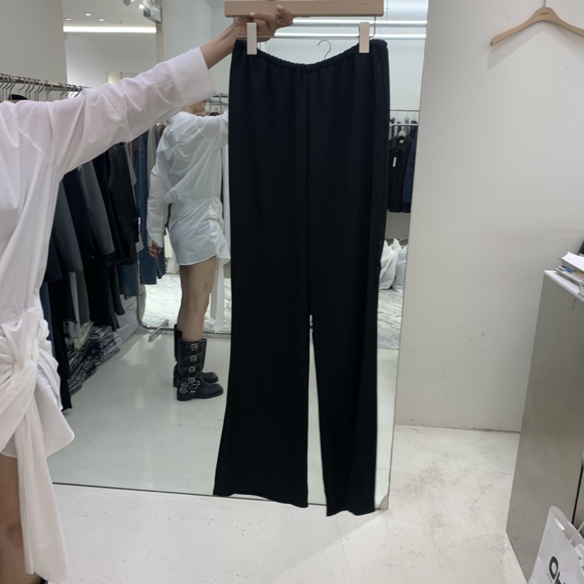 FLAUNT東大門實拍女士新品熱賣推薦人氣真品休閑休閑褲緞FLAUNT休閑褲圖色2