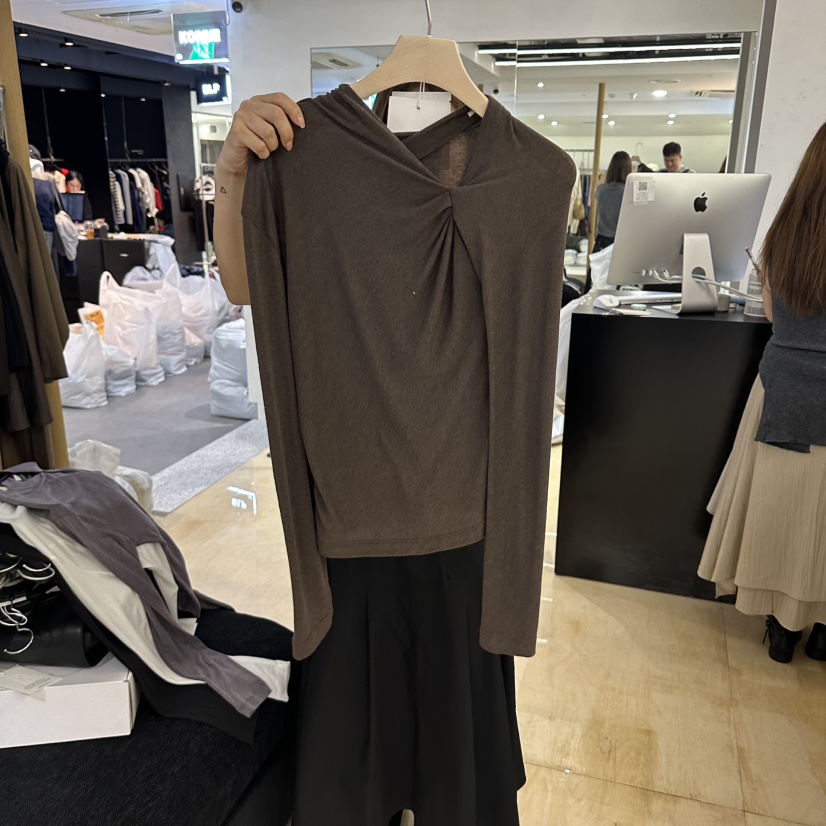 KOIVUE東大門直郵女士新款時尚人氣真品休閑推薦熱賣長袖T恤KOIVUE長袖T恤圖色3