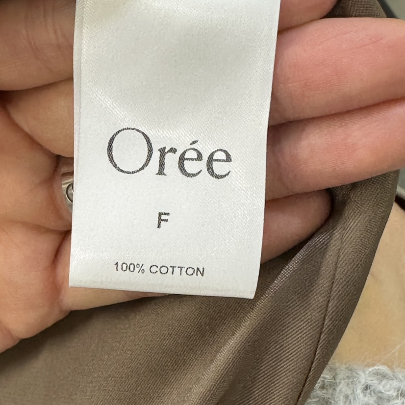 OREE東大門實拍女裝新款熱賣人氣推薦真品休閑時尚長款風衣Oree長款風衣