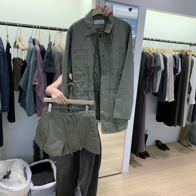 W AND J韓國代購女裝新品推薦時尚人氣熱賣真品套裝套裝W AND J套裝圖色2