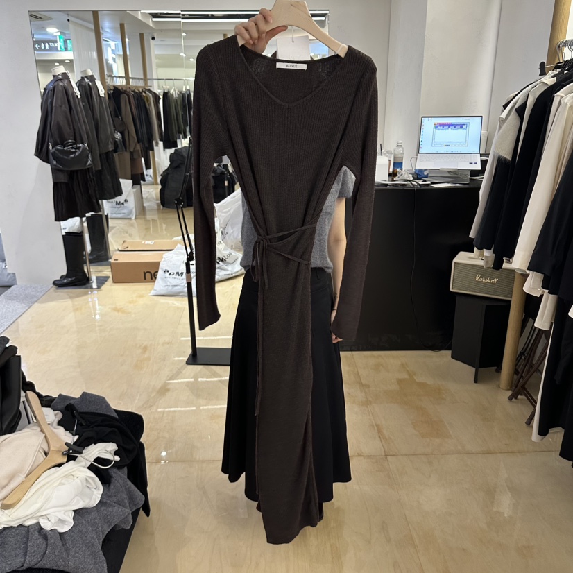 KOIVUE東大門直郵女士新品真品休閑人氣熱賣推薦連衣裙OPSKOIVUE連衣裙圖色1棕色