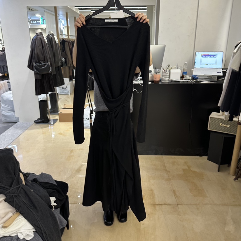 KOIVUE東大門直郵女士新品真品休閑人氣熱賣推薦連衣裙OPSKOIVUE連衣裙圖色3黑色