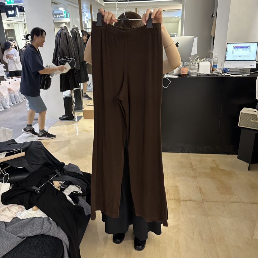KOIVUE韓國直郵女士新款人氣真品推薦休閑時尚熱賣休閑褲KOIVUE休閑褲圖色2棕色