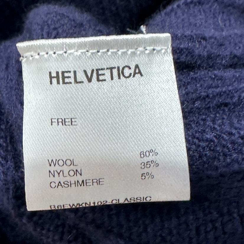 HELVETICA PLUS東大門實拍女士新款時尚針織衫麻花針織V領經典HELVETICA針織衫