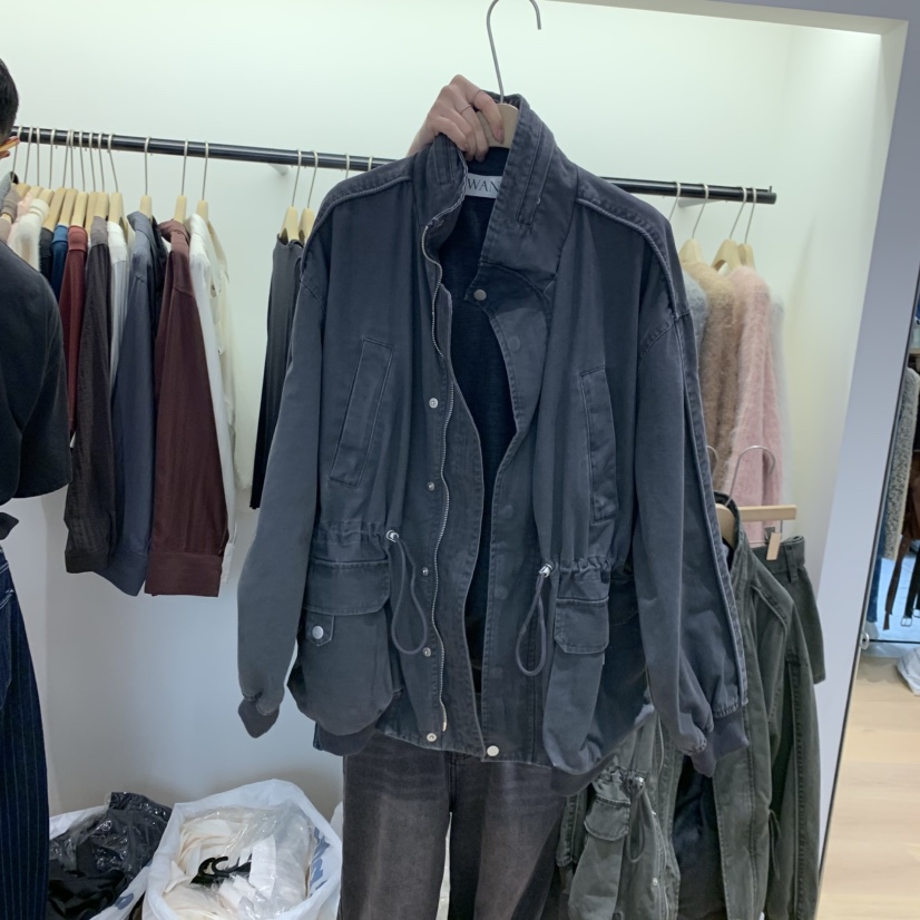 W AND J東大門直郵女士新品熱賣真品休閑時尚人氣推薦夾克W AND J夾克圖色2墨
