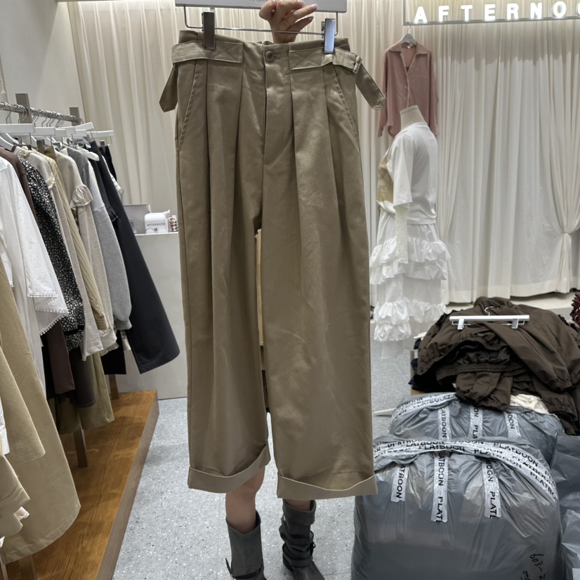 AFTERNOON東大門實拍女士新品時尚熱賣人氣真品推薦休閑褲AFTERNOON休閑褲圖色1