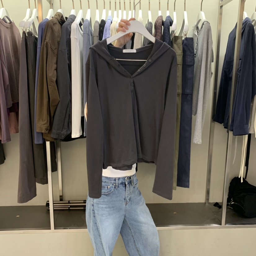 FAVE/FAVOURITE東大門實拍女裝新品休閑真品人氣衛衣連帽衫FAVE/FAVOURITE衛衣圖色2