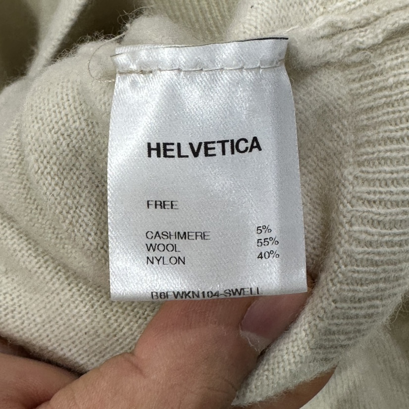 HELVETICA PLUS韓國直郵女裝新款熱賣針織衫V領寬松開衫HELVETICA針織衫