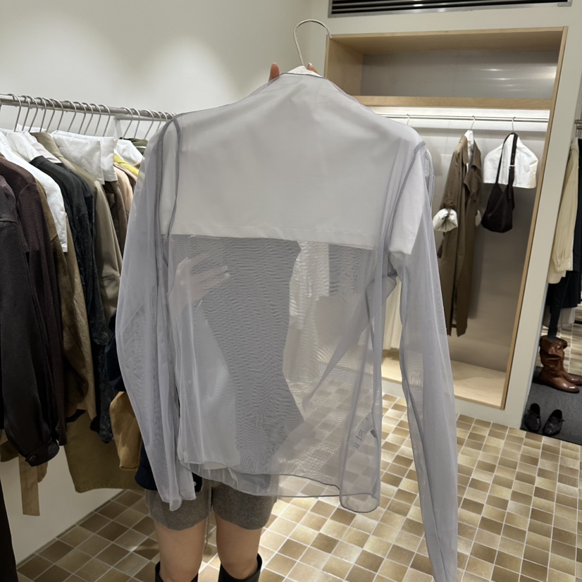 MYNAMEIS/AIME HOPE MAKE東大門代購女士新品熱賣襯衫蕾絲衫透明MYNAMEIS/AIME HOPE MAKE襯衫/蕾絲衫圖色5