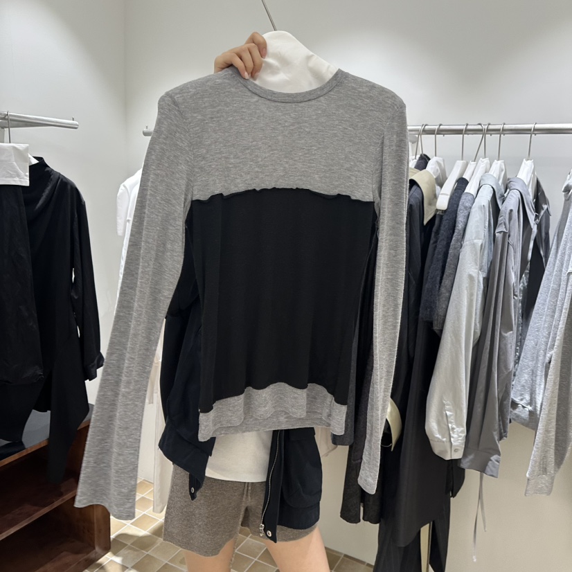MYNAMEIS/AIME HOPE MAKE東大門代購女裝新款真品長袖T恤MYNAMEIS/AIME HOPE MAKE長袖T恤圖色1
