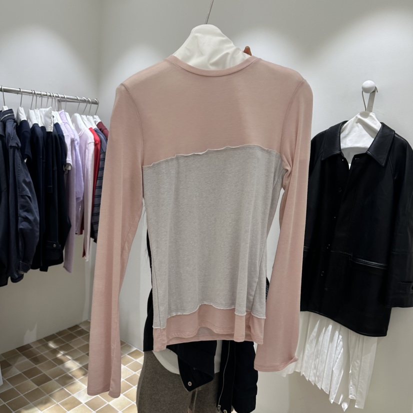 MYNAMEIS/AIME HOPE MAKE東大門代購女裝新款真品長袖T恤MYNAMEIS/AIME HOPE MAKE長袖T恤圖色2
