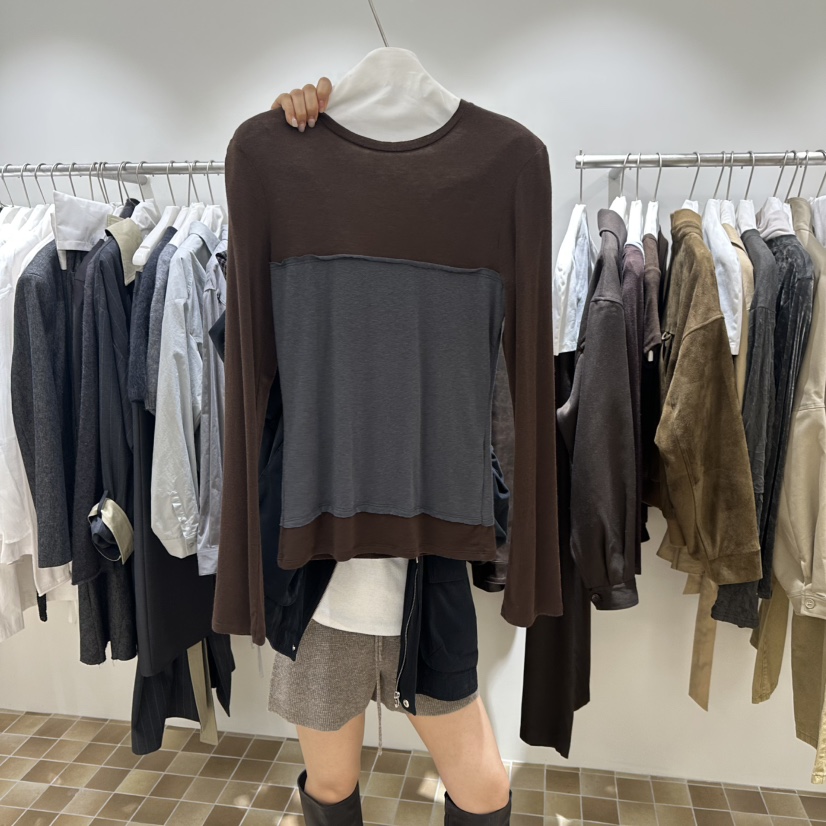 MYNAMEIS/AIME HOPE MAKE東大門代購女裝新款真品長袖T恤MYNAMEIS/AIME HOPE MAKE長袖T恤圖色3