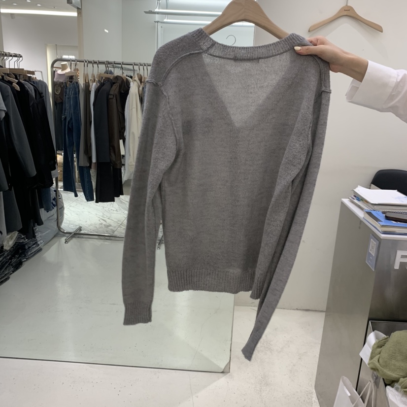 FLAUNT東大門實拍女士新品時尚人氣真品熱賣開衫馬海毛紐扣FLAUNT開衫