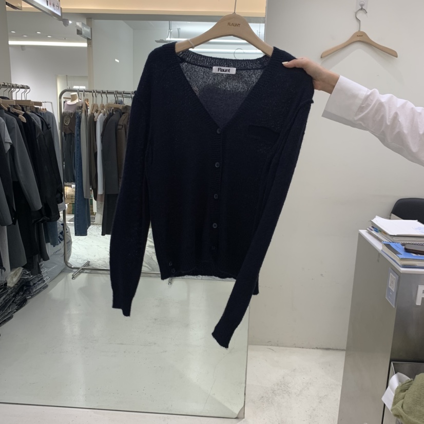FLAUNT東大門實拍女士新品時尚人氣真品熱賣開衫馬海毛紐扣FLAUNT開衫圖色3