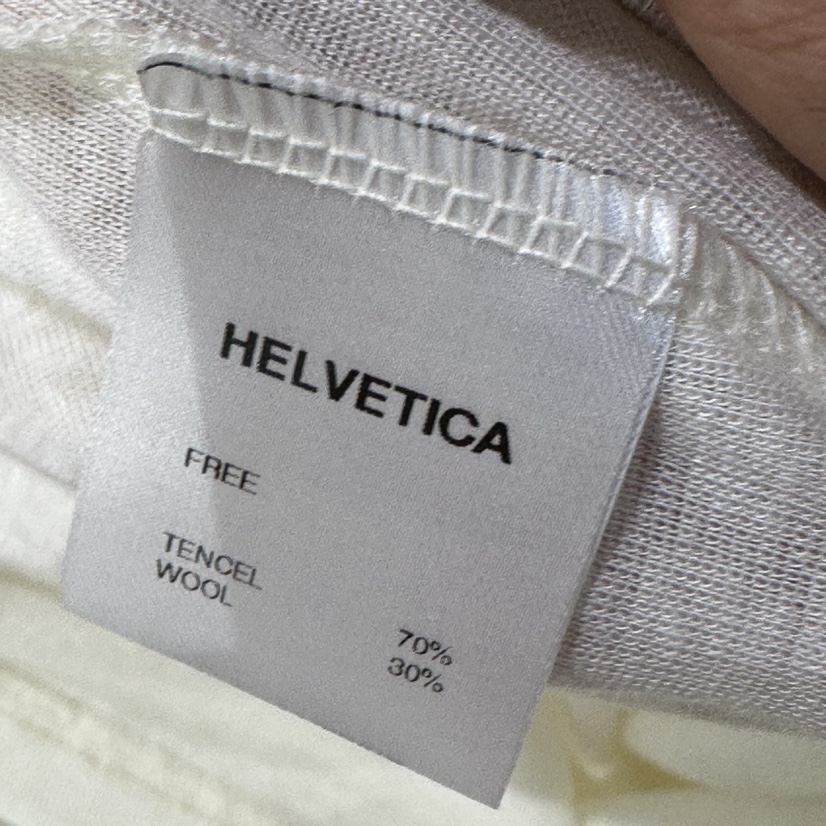 HELVETICA PLUS東大門直郵女士新款推薦長袖T恤美利奴羊毛紐扣HELVETICA長袖T恤