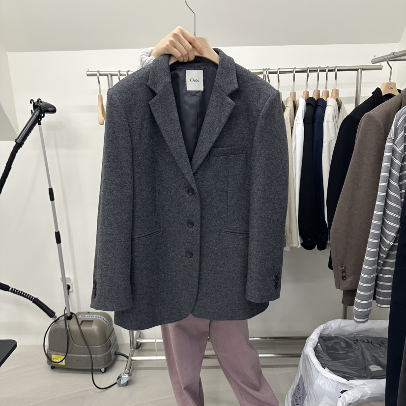 OREE東大門直郵女士新品推薦休閑時尚真品人氣熱賣西裝西服Oree西裝/西服圖色2墨色