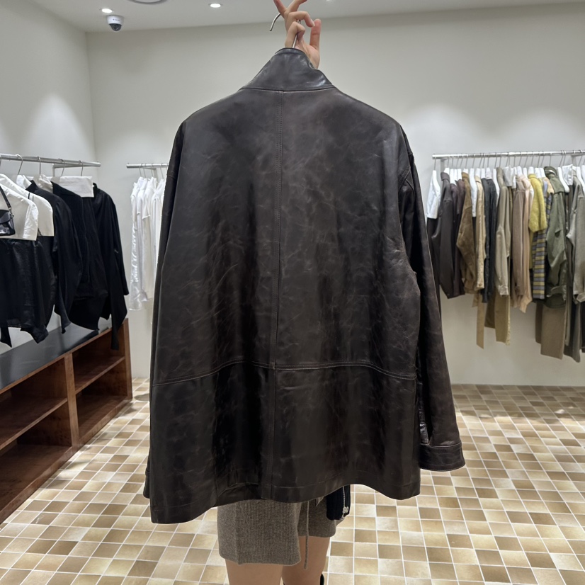 MYNAMEIS/AIME HOPE MAKE東大門代購女士新品休閑皮衣皮革MYNAMEIS/AIME HOPE MAKE皮衣