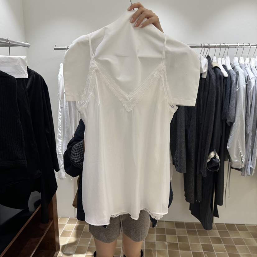MYNAMEIS/AIME HOPE MAKE東大門直郵女裝新品真品套裝雙層無袖MYNAMEIS/AIME HOPE MAKE套裝圖色1