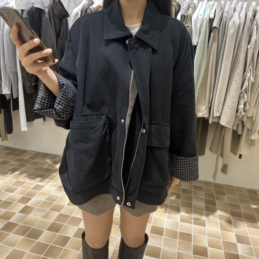MYNAMEIS/AIME HOPE MAKE東大門直郵女士新品休閑夾克MYNAMEIS/AIME HOPE MAKE夾克圖色1