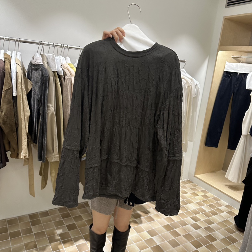 MYNAMEIS/AIME HOPE MAKE韓國代購女裝新款時尚長袖T恤MYNAMEIS/AIME HOPE MAKE長袖T恤圖色2